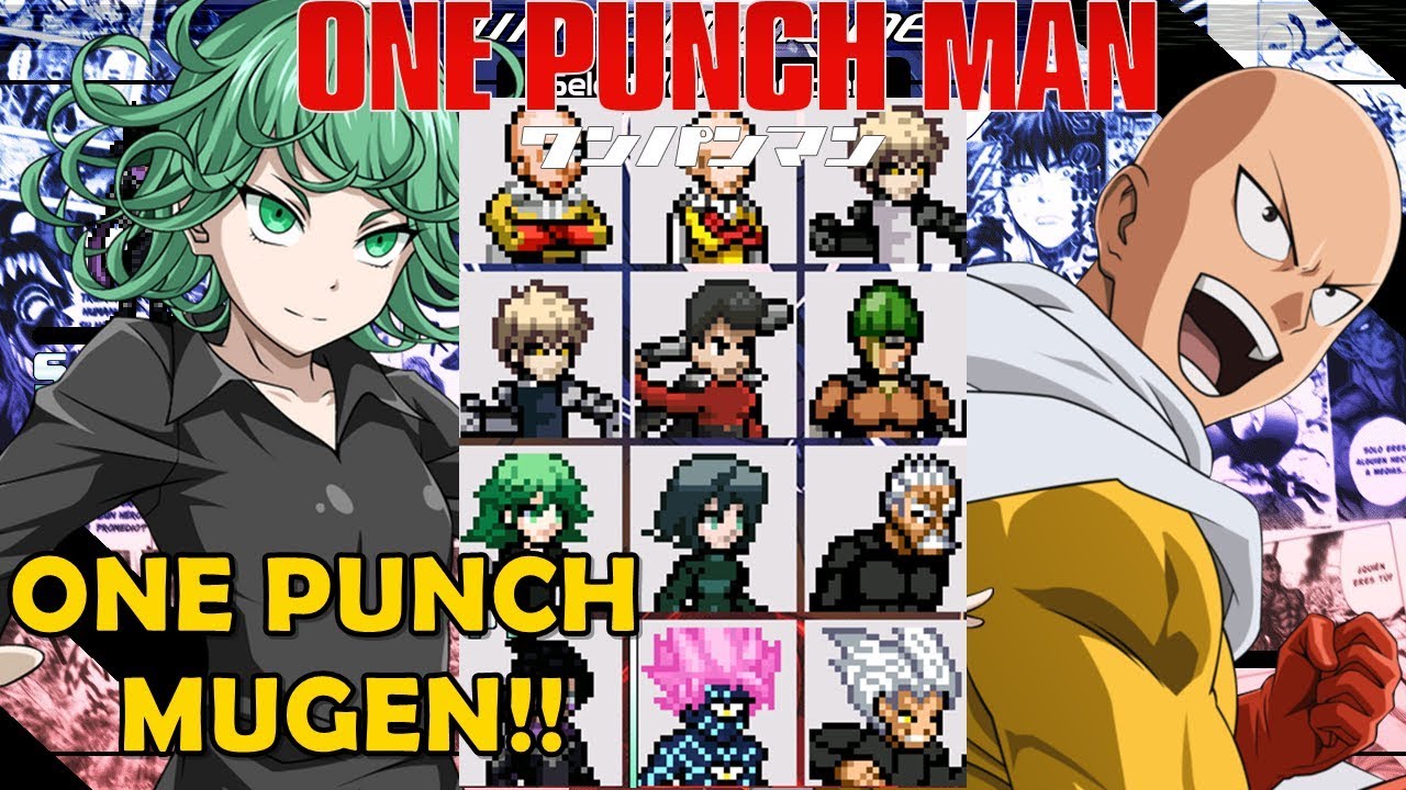 O melhor MUGEN do One Punch Man para ANDROID e PC fraco!!! 