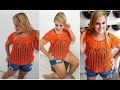 Blusa de Crochê  VALENTINA com com ponto abacaxi por Neddy Ghusmam