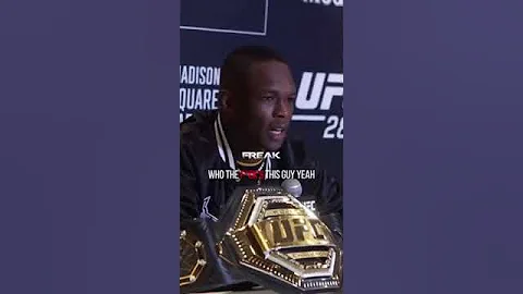 Israel Adesanya shows respect to Andrew Tate #andrewtate #ufc #mma #israeladesanya