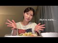 Back from Japan | Cooking a Healthy Dinner After Gaining Weight