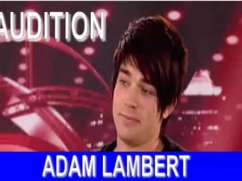 Adam Lambert's first audition on American Idol (HQ)