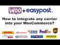 Print shipping labels and offer live shipping rates in woocommerce with easypost shipping pro plugin