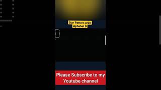 C program to print star pattern print alphabet D || code with harry || #shorts #harrybhai