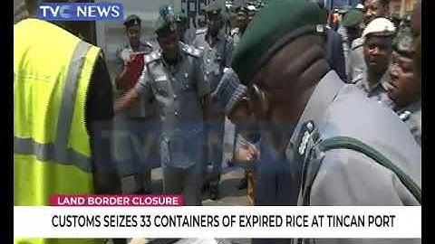 Customs seizes 33  containers of expired rice at Tincan Port