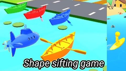 Shape sifting racing game, walkthrough Speedrun world game, gameplay android game video