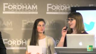 Students present Every Student Succeeds Act Implementation Plan to Fordham Institute
