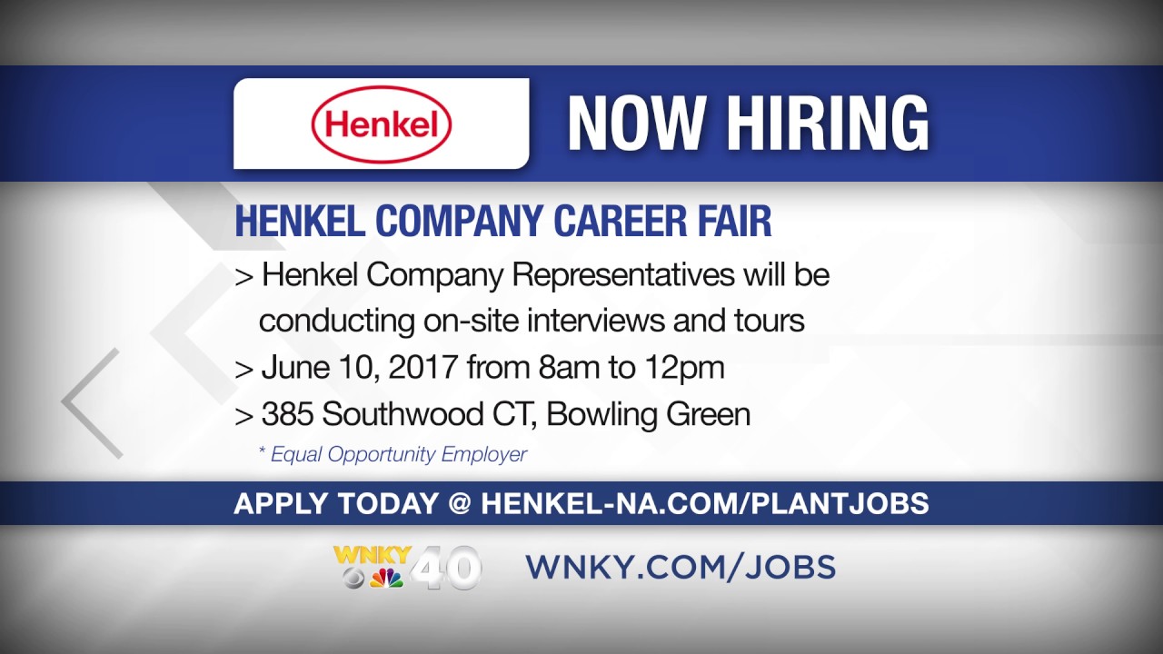 Henkel Job Fair Revised Email YouTube
