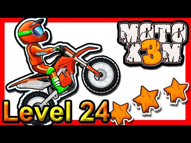 Moto X3M Bike Race Game Level 24 - 3 Stars [iOS/Android] 