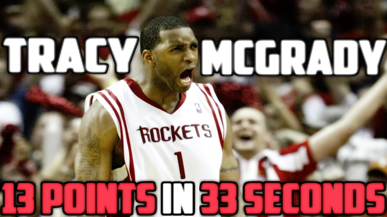 The Night Tracy McGrady was a Basketball God - Scores 13 Points in 33 ...