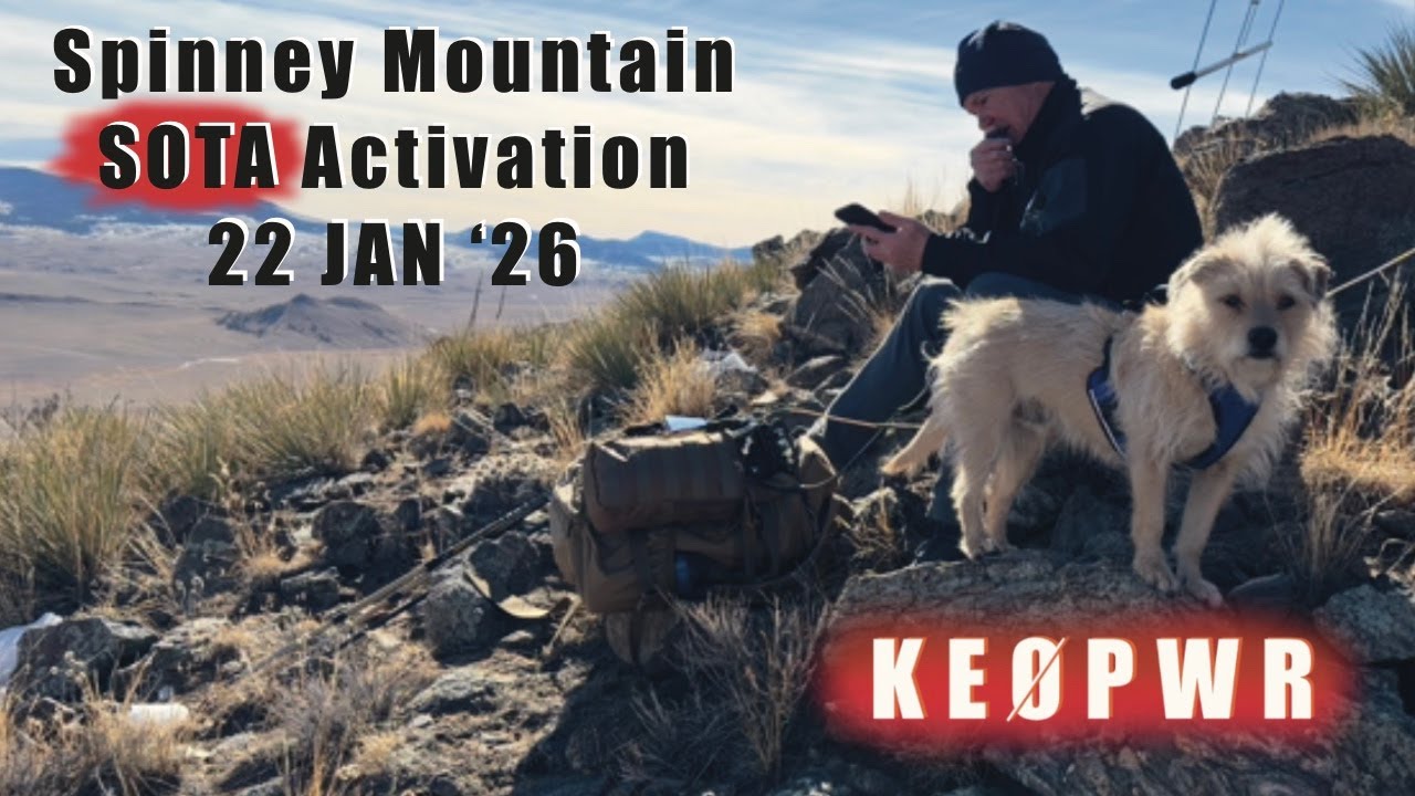 Spinney Mountain SOTA Activation, 22 JAN '26