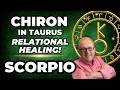 Scorpio: Relational Healing! | Chiron in Taurus 3-Month Forecast