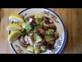 Лигурийское блюдо осьминог с картофелем