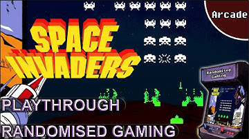 Space Invaders 1978 Arcade Original - Attract, gameplay & playthrough with cabinet artwork [4K60]
