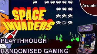 Space Invaders 1978 Arcade Original - Attract, gameplay & playthrough with cabinet artwork [4K60]