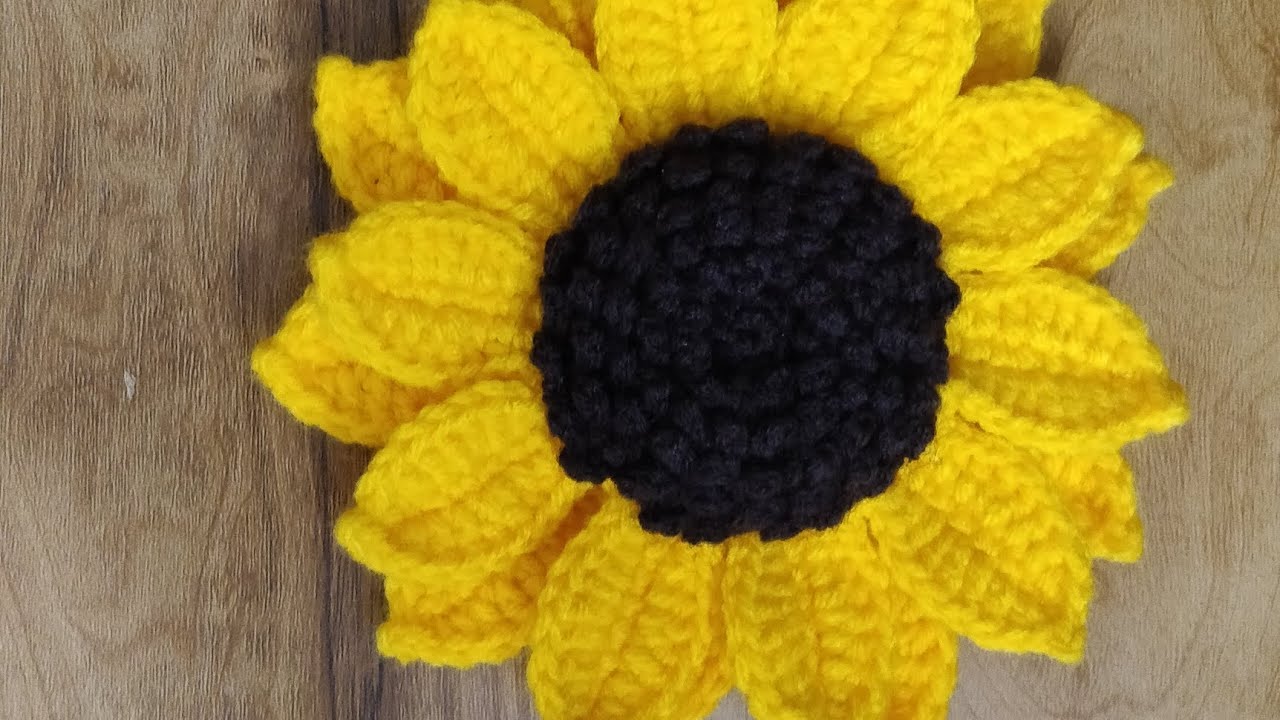 How to Crochet Sunflower Petals 