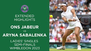 Three-Set Thriller! Ons Jabeur vs Aryna Sabalenka | Semi-final Extended Highlights | Wimbledon 2023