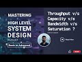 5. Throughput, Capacity, Bandwidth & Saturation #throughput #bandwidth #capacity #saturation