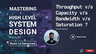 5. Throughput, Capacity, Bandwidth & Saturation  #throughput  #bandwidth #capacity #saturation