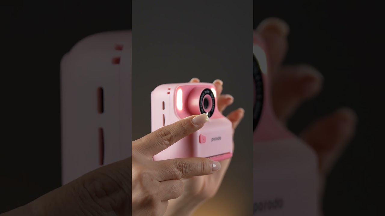 Porodo Lifestyle Kids Flip Digital Camera With a Tripod Stand.