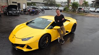 LEILÃO DE LAMBORGHINI HURACAN BATIDA no BRASIL *quanto custa*