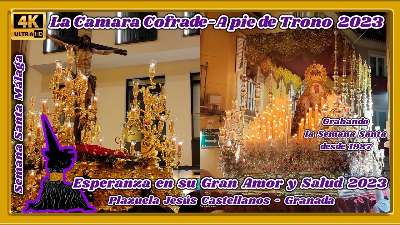ESPERANZA EN SU GRAN AMOR Y SALUD MÁLAGA 2023. PLAZUELA JESÚS CASTELLANO-GRANADA. 4K