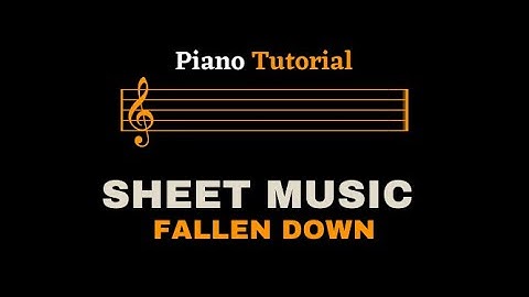 Undertale - Fallen Down | Piano Tutorial (Sheet Music/Score)