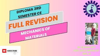 REVISION OF  MECHANICS OF MATERIALS (CEPC 303) 2025 | WBSCTE | 3RD SEMESTER JAN 2026 | 2ND YEAR