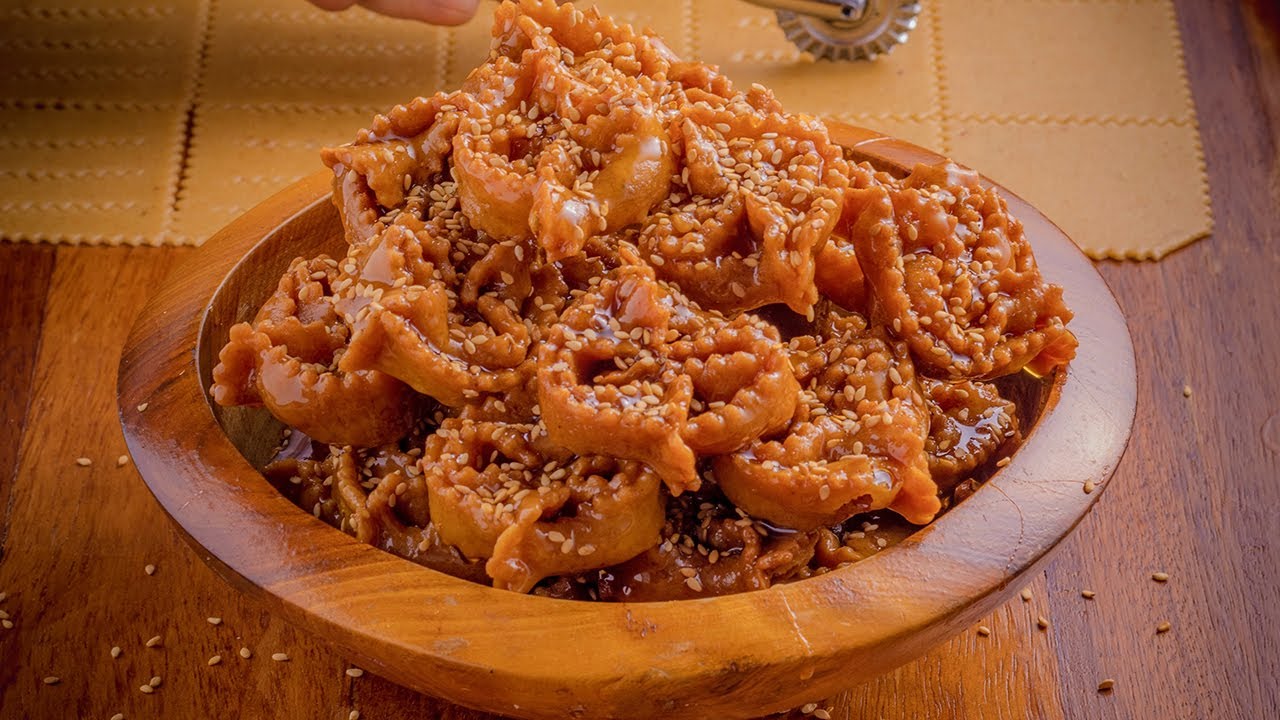 الشباكية المغربية الأصيلة بمقادير النصف كيلوغرام بسيطة جداااا (مع أسرار النجاح💯 )