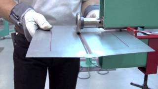 Lazze Metal Shaping: Keeping Flat Materials In The Bead Roller PART 1