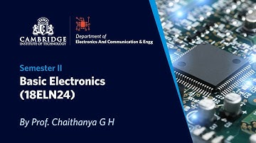 BJT as an amplifier-Lecture Series 1