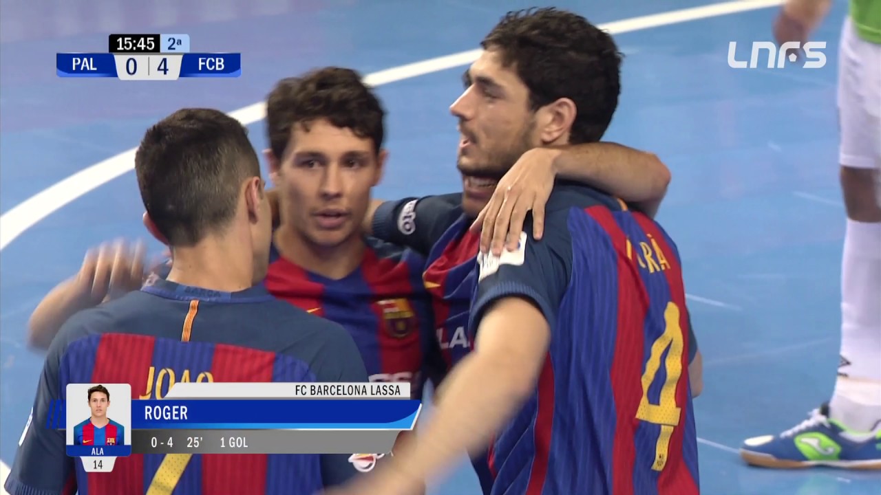 Primer partido de 1/4 de Final del Play Off por el título: Palma Futsal - FC Barcelona Lassa futsal academy