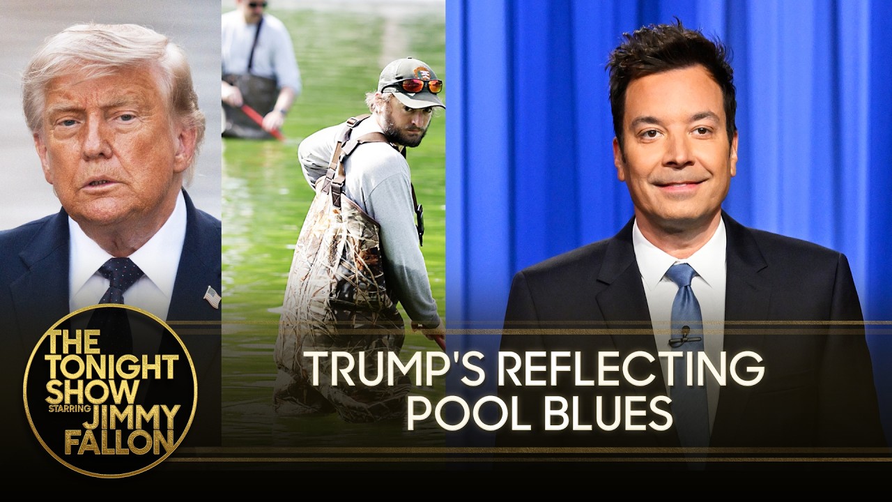 Trump's Green Water Plan Fails to Keep Reflecting Pool Blue, Feuds with Italy's Meloni Over Photo Op