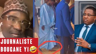 Lamignou darou 🤣 Touba Visite du président diomaye chez S mountakha Mbacké " Journaliste Bougane yi🤣