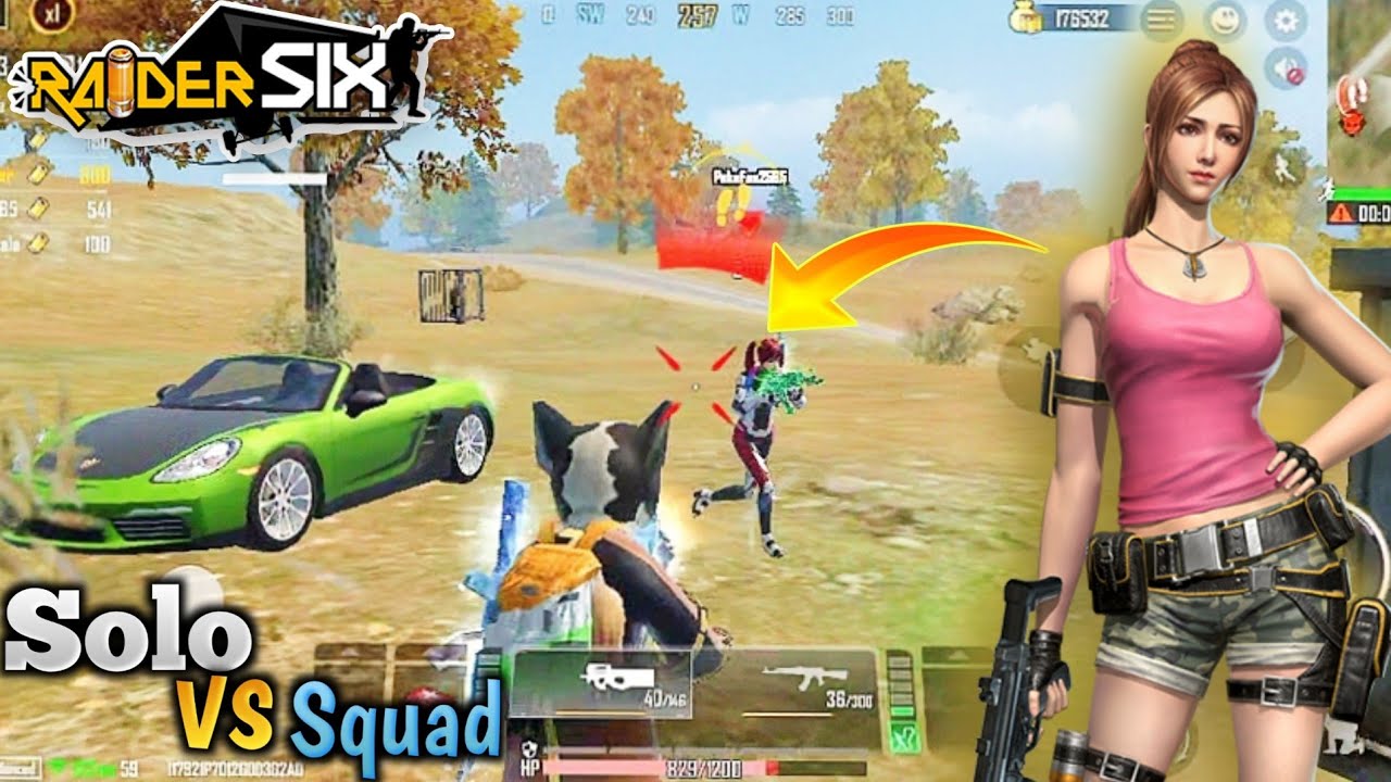 Raider Six Gameplay | Raider Six Vs Free Fire | New battle royale game | New battle royale game