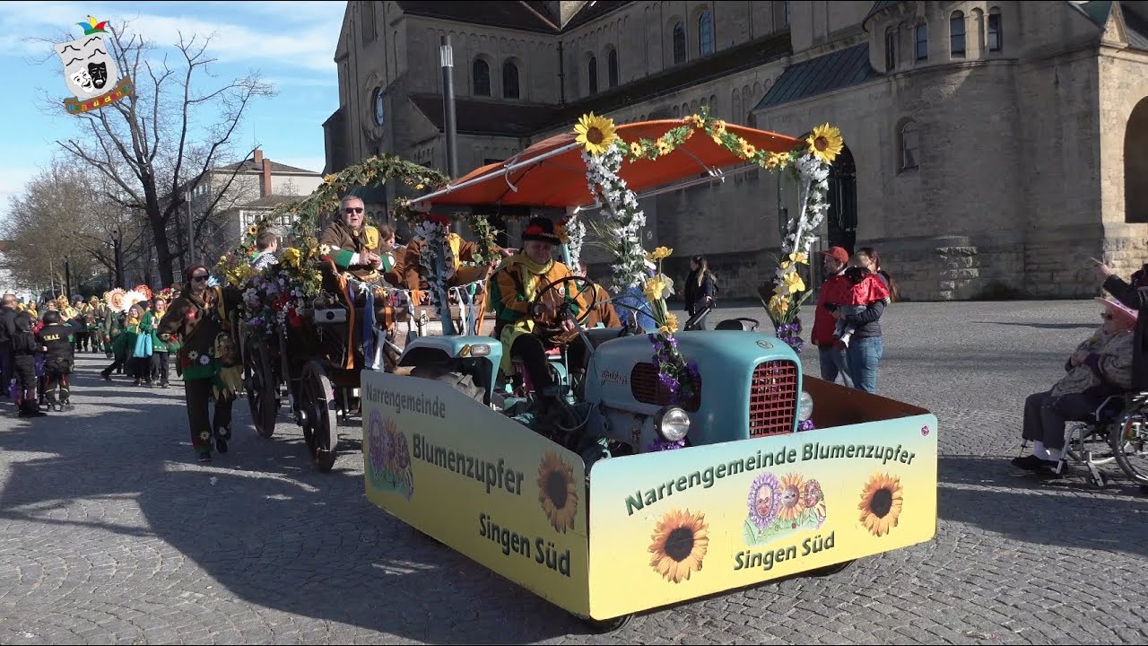 Narrenbaumumzug  Singen Hohentwiel 20.02.2020