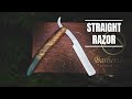Knife making  straight razor  from scrap to shaving