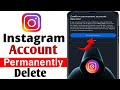 Instagram account delete kaise kare permanently | How to Delete Insta account permanently 