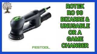 Festool Rotex RO 90 Sander - Review and Demonstration