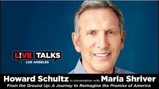 Howard Schultz in conversation with Maria Shriver at Live Talks Los Angeles