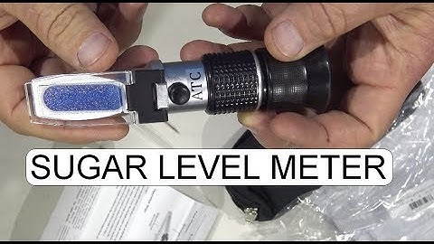 UNBOXING PORTABLE REFRACTOMETER 0-90% BRIX SUGAR LEVEL