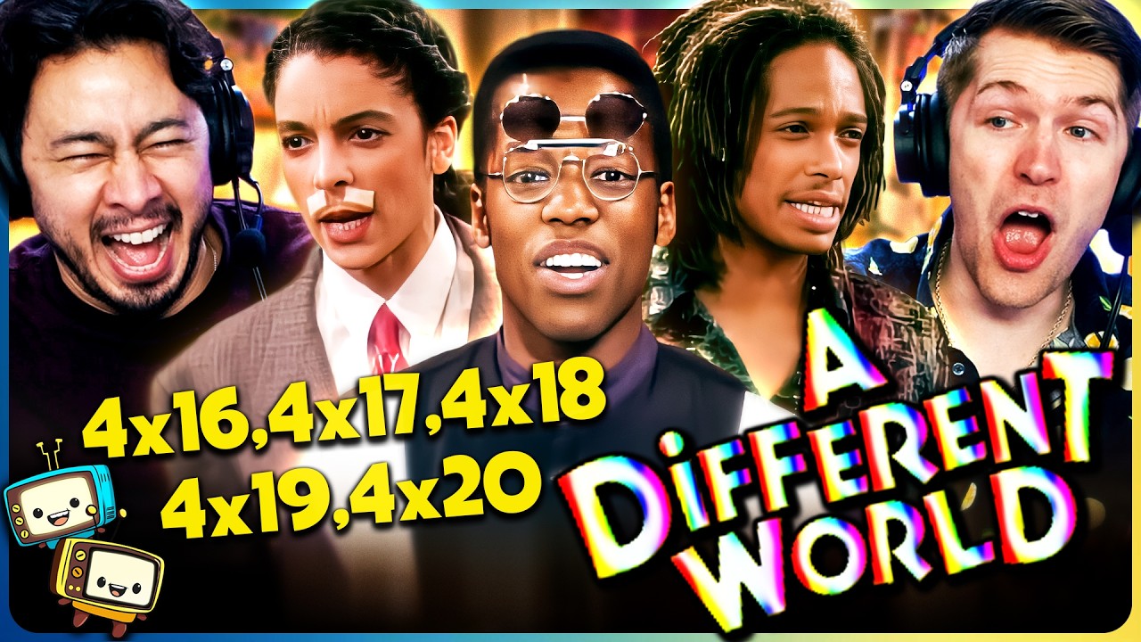 A DIFFERENT WORLD Season Episodes 16-20 Reaction! | Jasmine Guy, Kadeem Hardison, w/ Jaby Koay