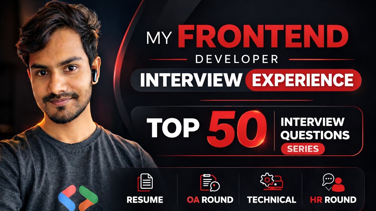 My Frontend Developer Interview Experience at Good Startups | Resume ...