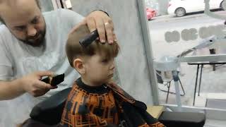 Yiğit Aras 2 Yaş Öncesi Saç Tıraşı Oldu. İlk Traşımız. Erkek Çocuk Saç Tıraşı Modeli