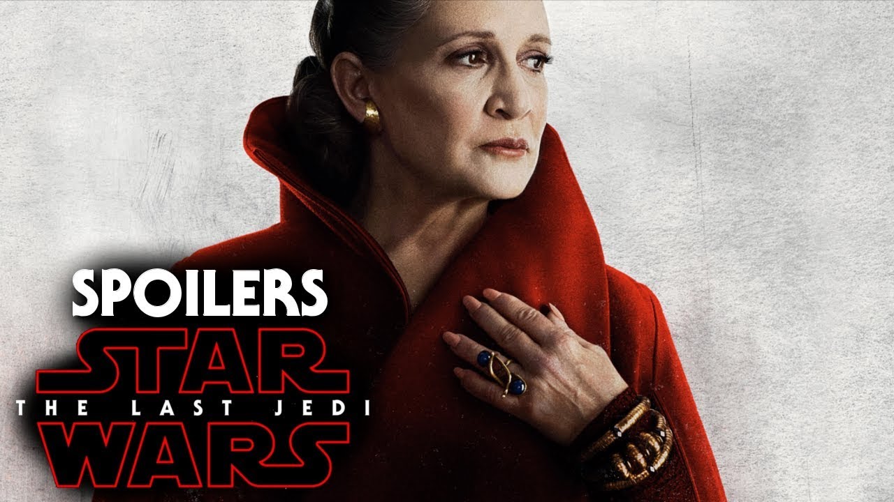 Star Wars The Last Jedi General Leia Scene Spoilers! (Opening