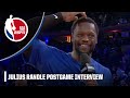 Julius Randle: I was thrown off seeing Barrett &amp; Quickley in a Raptors jersey | NBA on ESPN