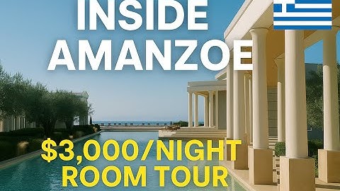 $3000 a Night Luxury: Amanzoe Room Tour in Greece 🇬🇷