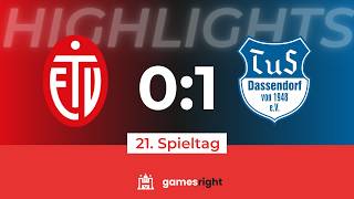 Highlights 21. Spieltag Gamesright Oberliga Hamburg ETV - TuS Dassendorf