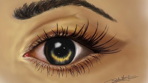 How to Paint a Realistic Eye in Photoshop | Time-Lapse video