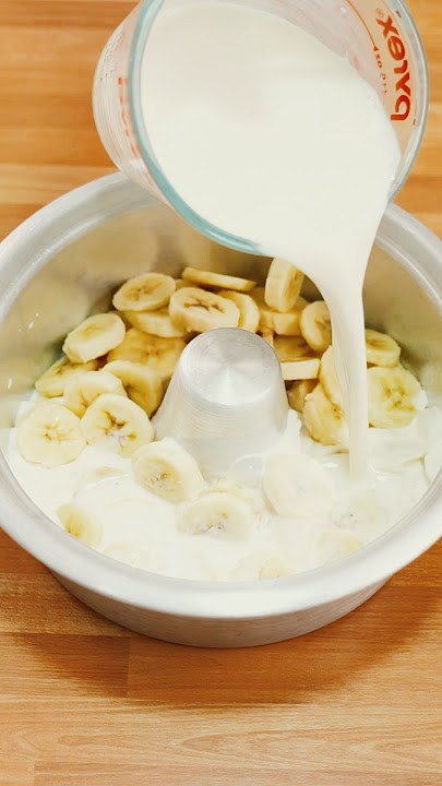 This is what I do when I have ripe bananas at home!