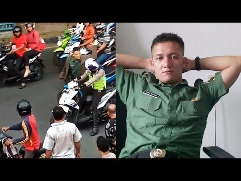 Video Oknum TNI Marah-marah dan Pukul Anggota Polantas di Pekanbaru